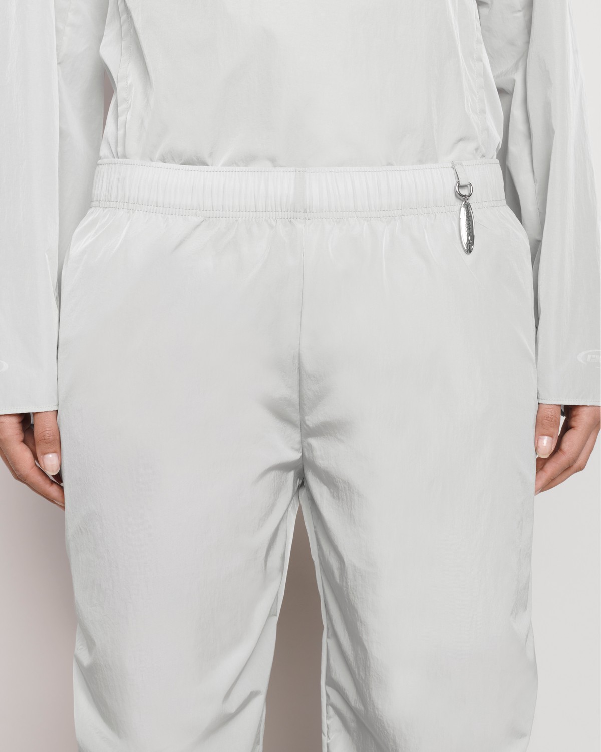 CHIMI NYLON DRAWSTRING TROUSERS
