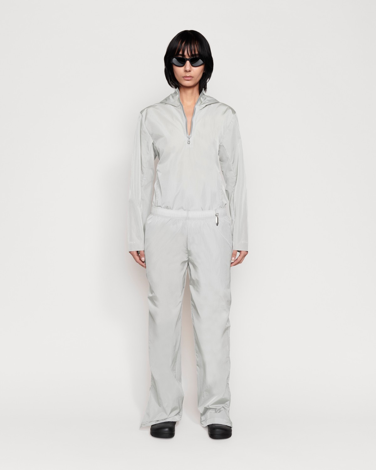 CHIMI NYLON DRAWSTRING TROUSERS