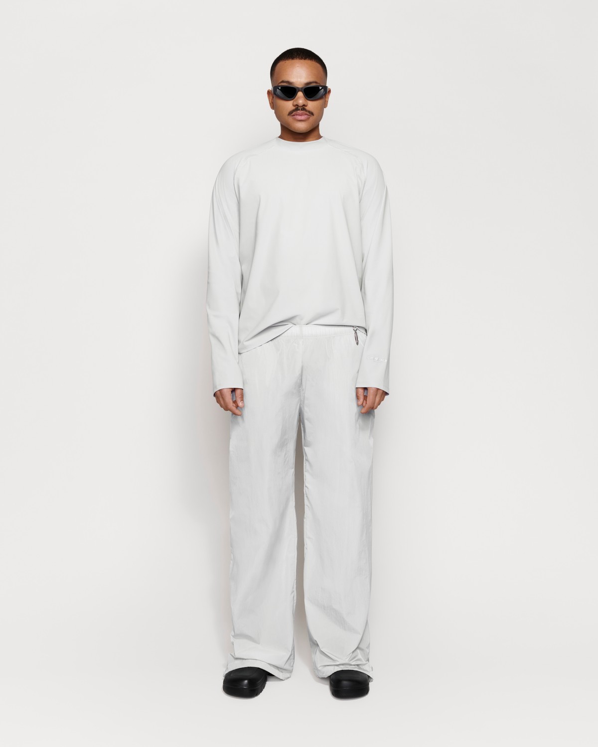CHIMI NYLON DRAWSTRING TROUSERS