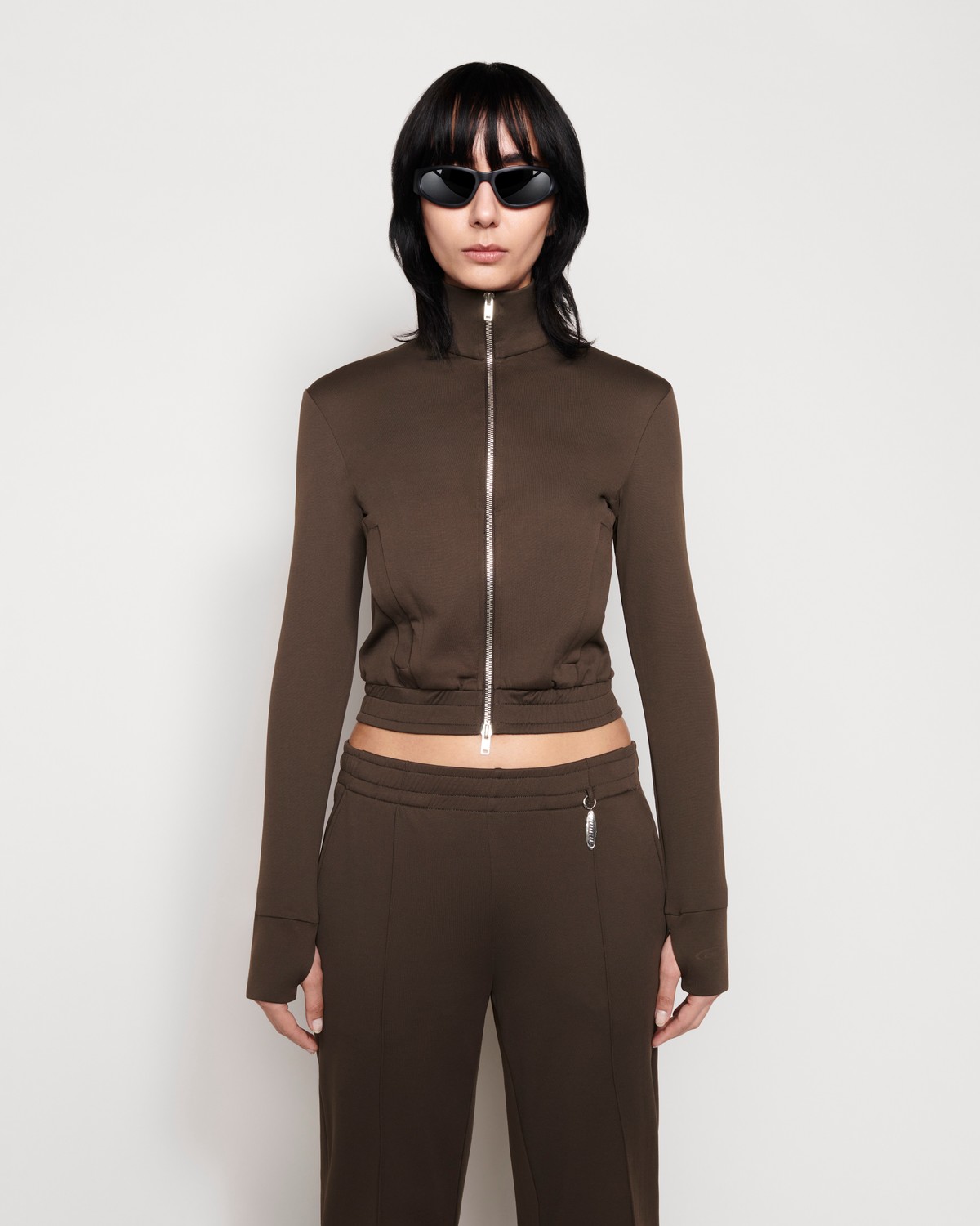 CHIMI FITTED JERSEY JACKET