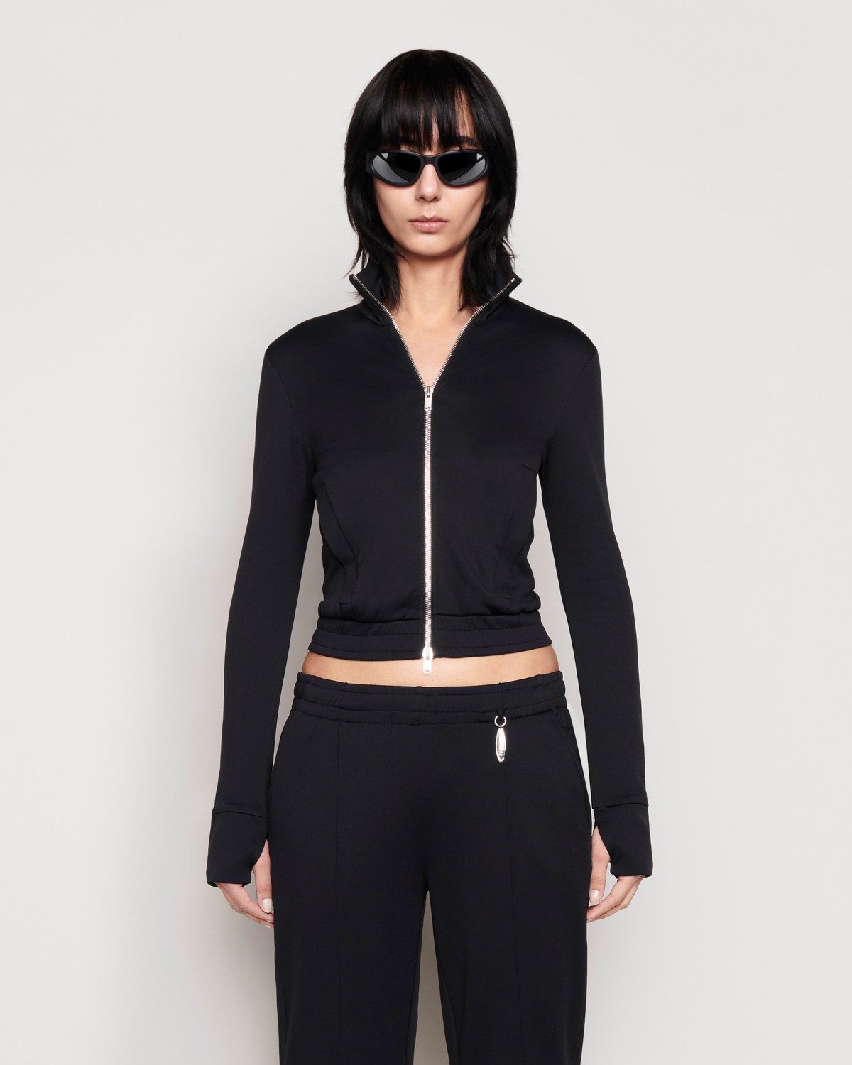 CHIMI FITTED JERSEY JACKET