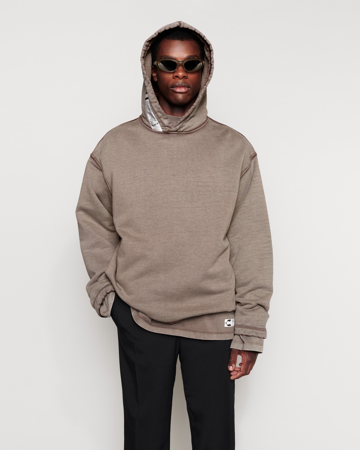 Chimi Hooded Sweatshirt In Brown