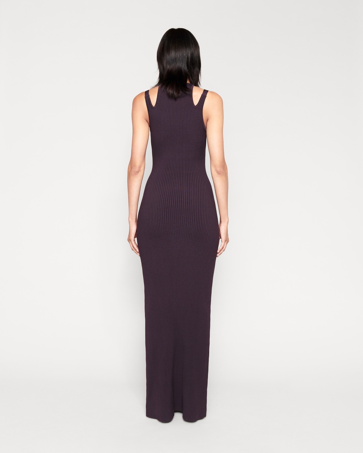 Chimi Knitted Dress In Brown