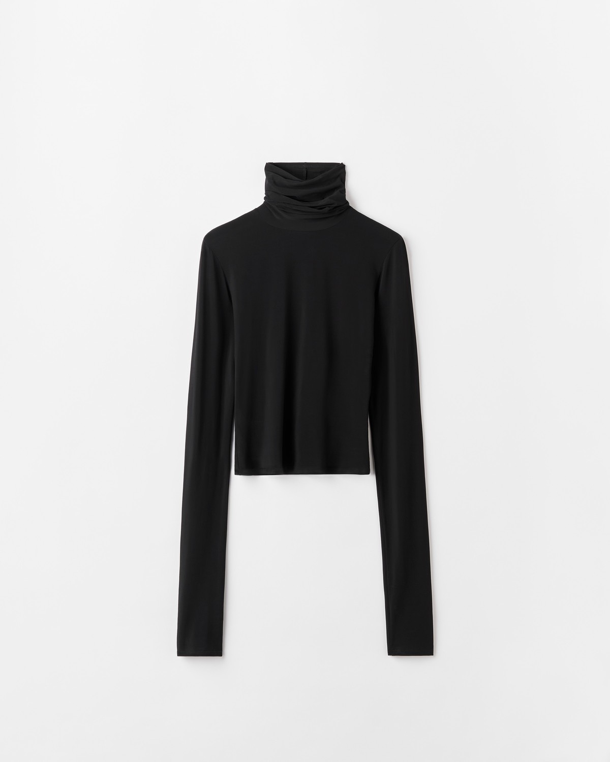 Shop Chimi Maxi Turtleneck In Black