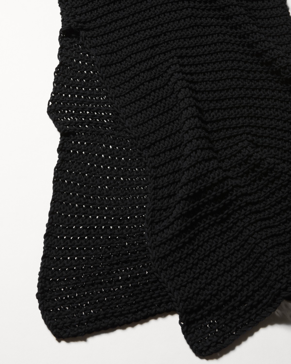 Chimi Macrame Maxi Dress In Black