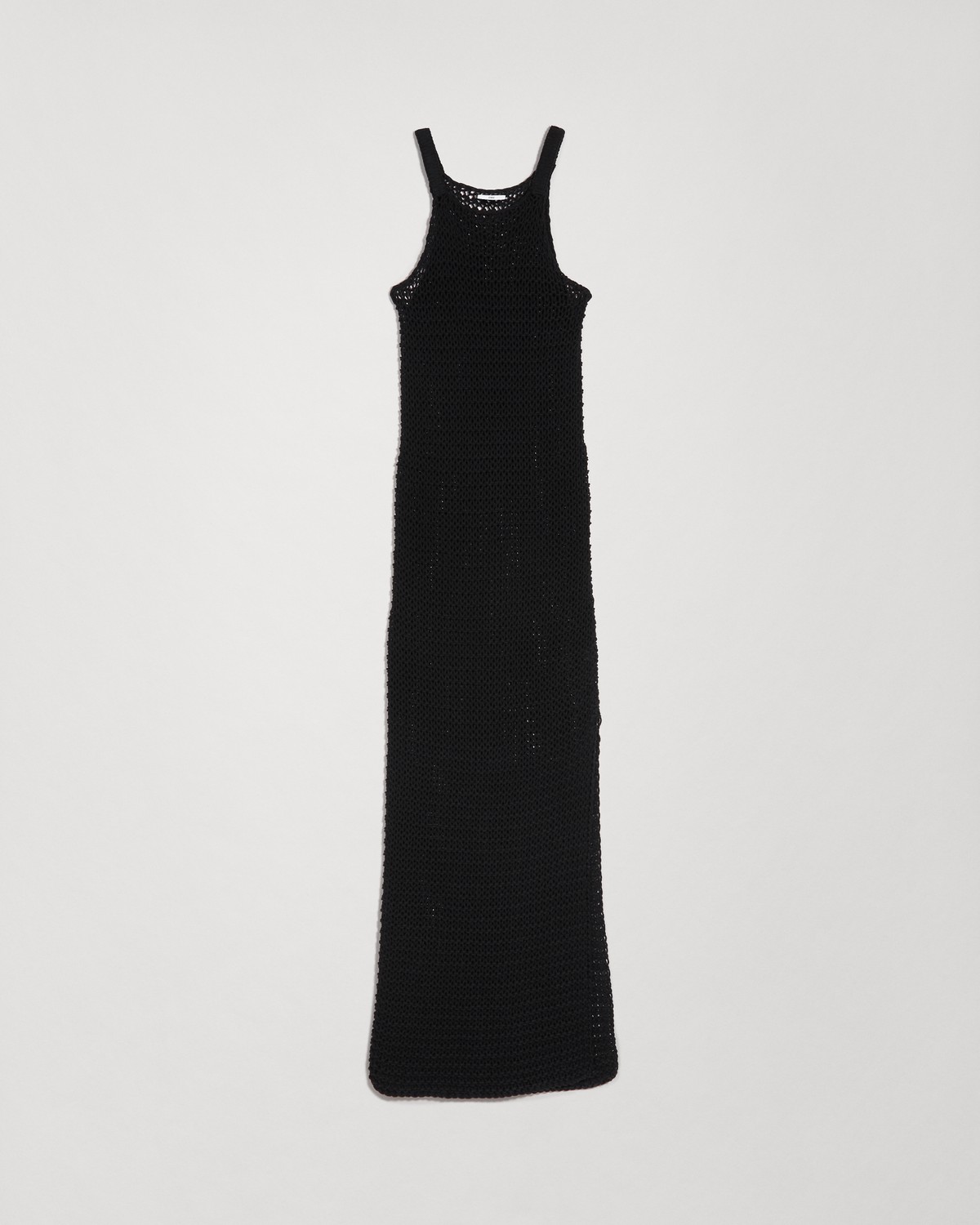 Chimi Macrame Maxi Dress In Black