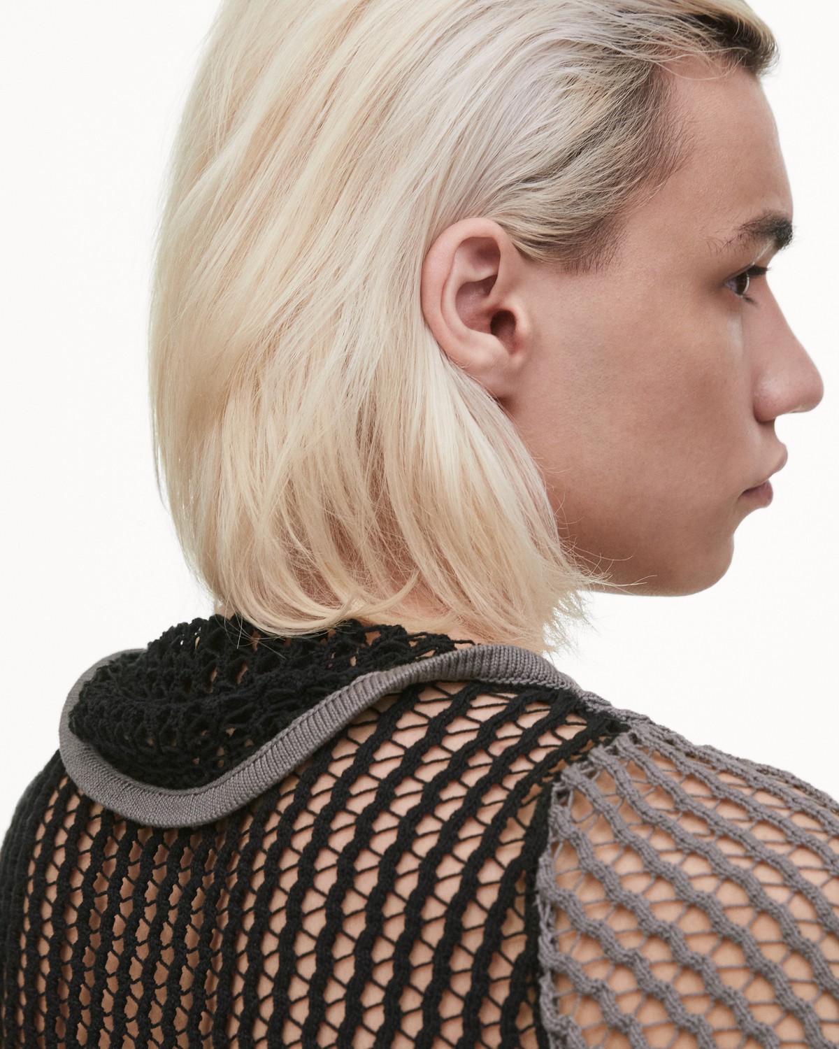 Chimi Knitted Trap Top In Black