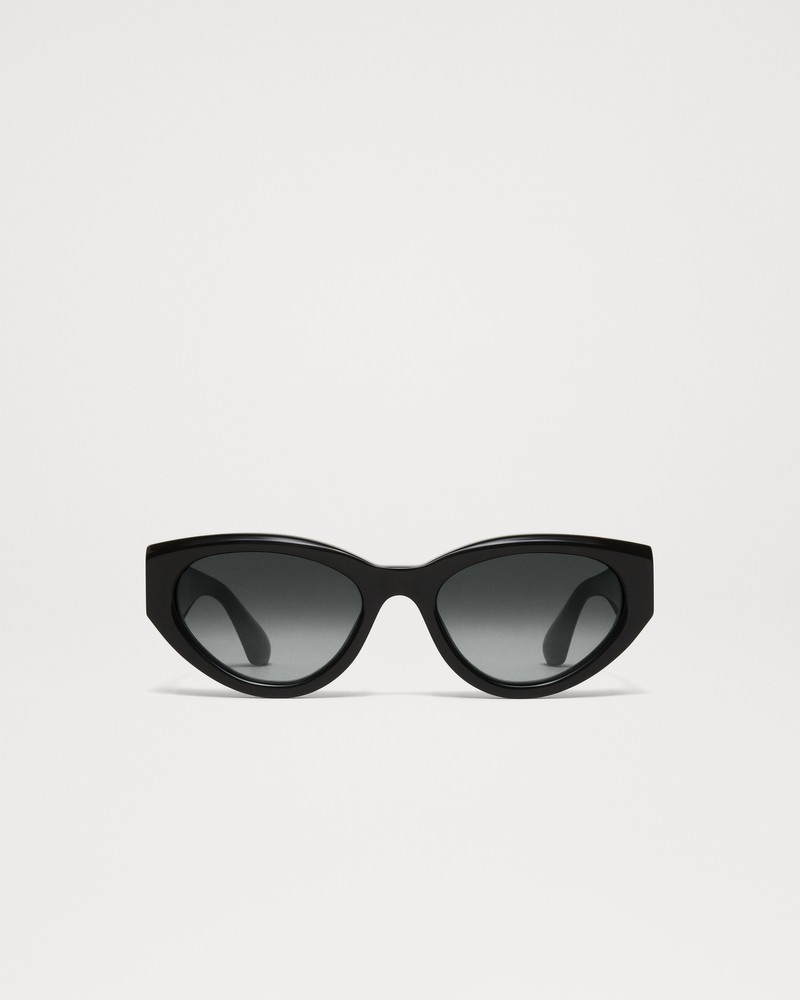 【新品】Celty black rayon ombre check Xion Square Black to Clear Gradient Glasses Ombre Frames