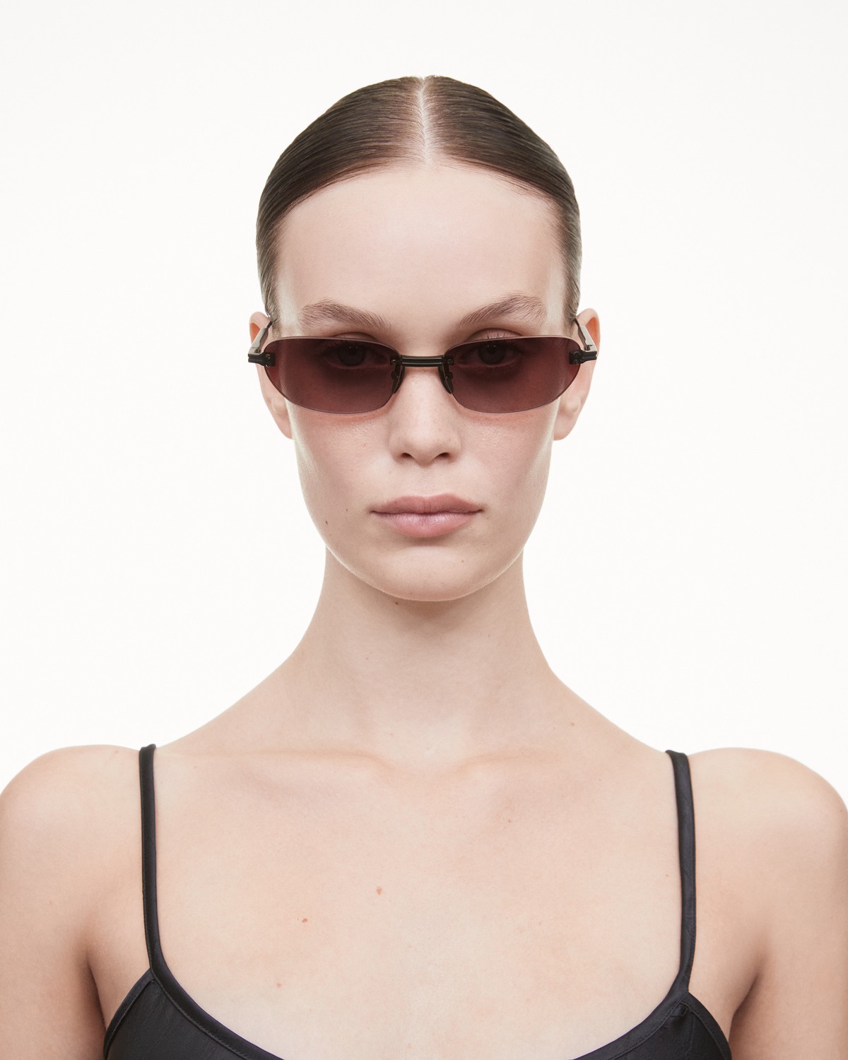 CHIMI Rimless Oval Sunglasses (Hazel) Rimless Oval main image 4