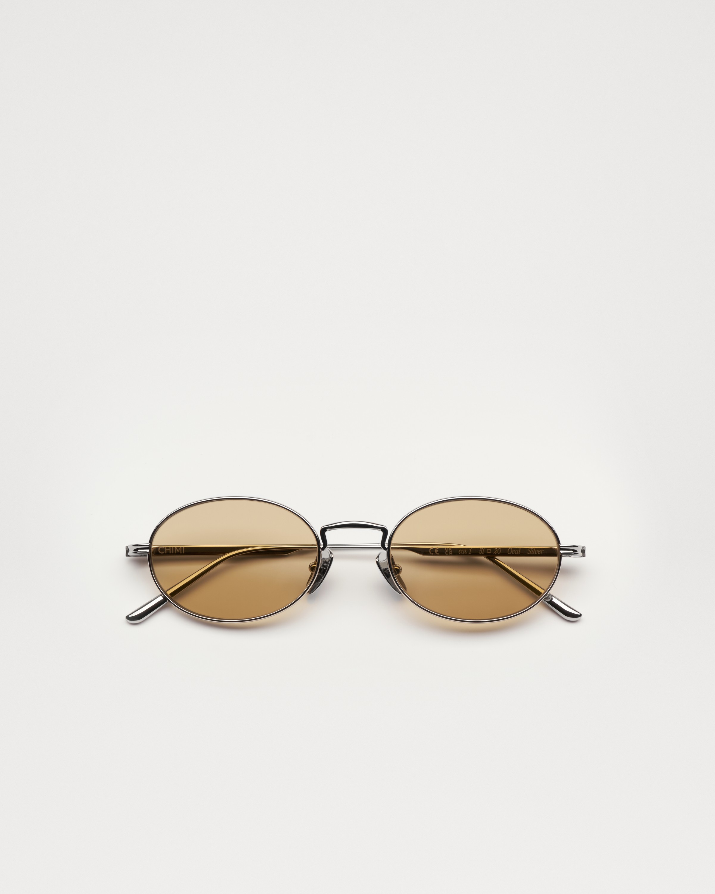 CC Titan Oval Silver Sunglasses - CHIMI