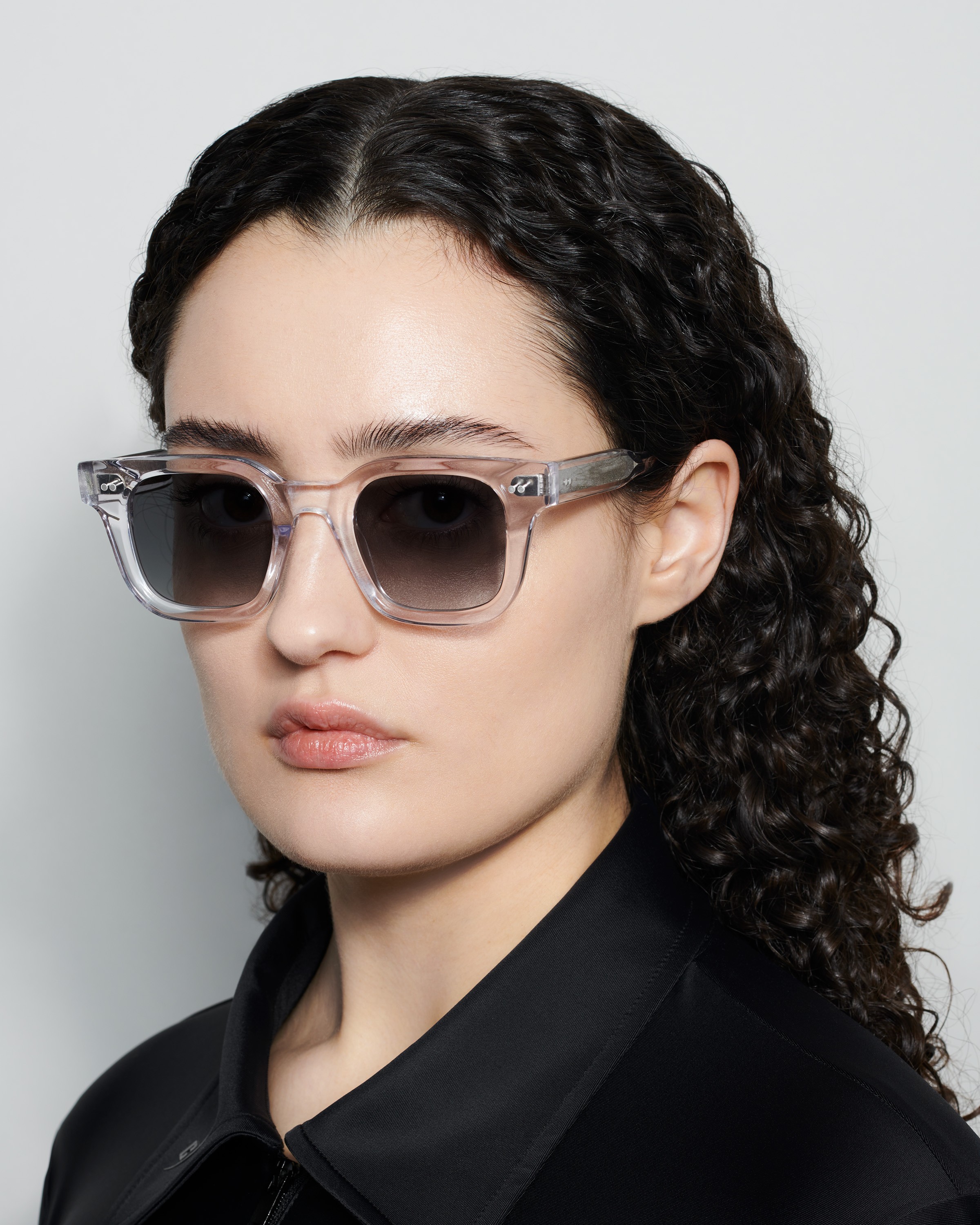 CHiMi チミ GINGER ウェリントンサングラス  クリアグレー 04 Clear Sunglasses – CHIMI