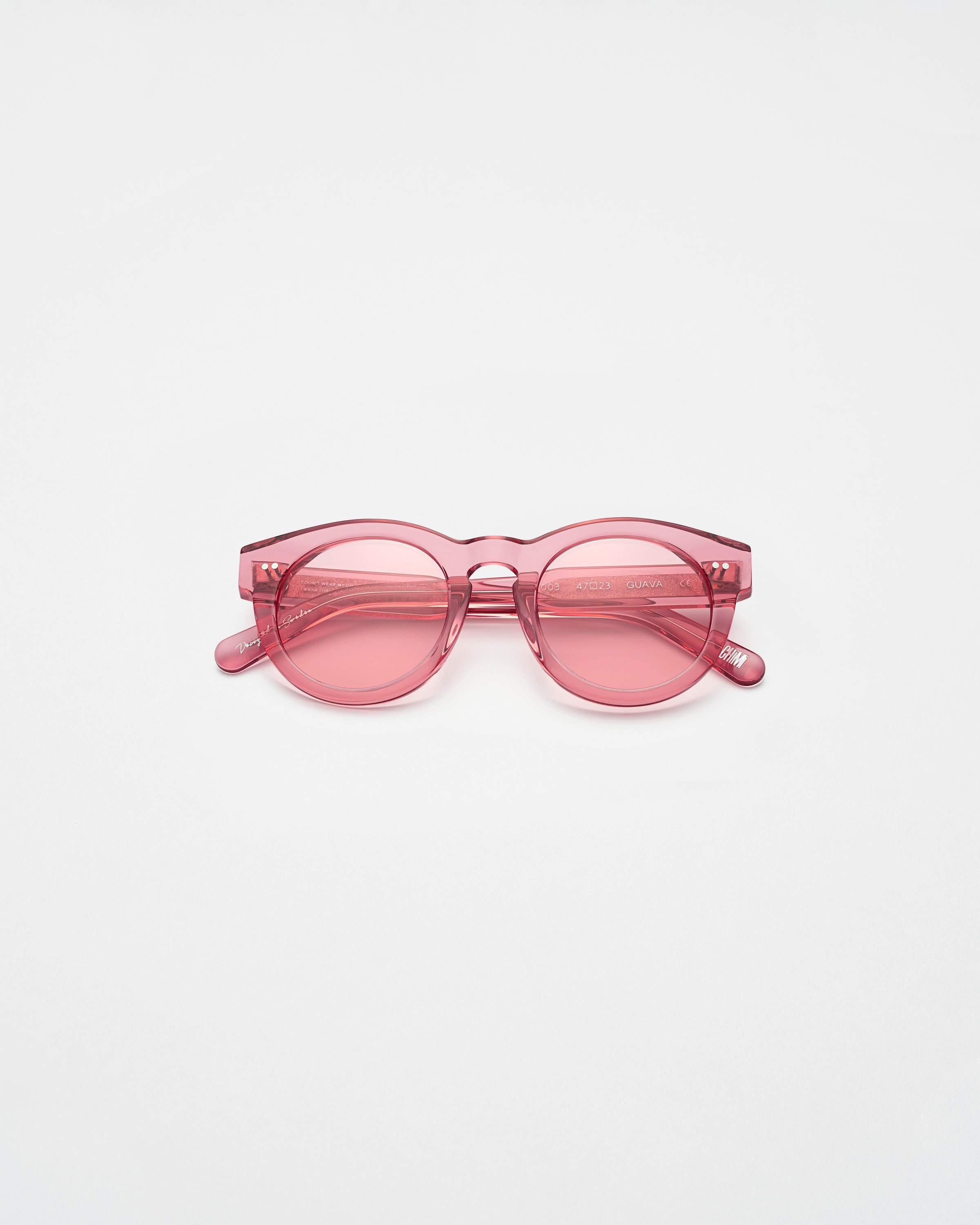 CHiMi / サングラス/PNK/PNK/レディース/#003 47□23　GUAVA 003 Clear Guava Sunglasses – CHIMI